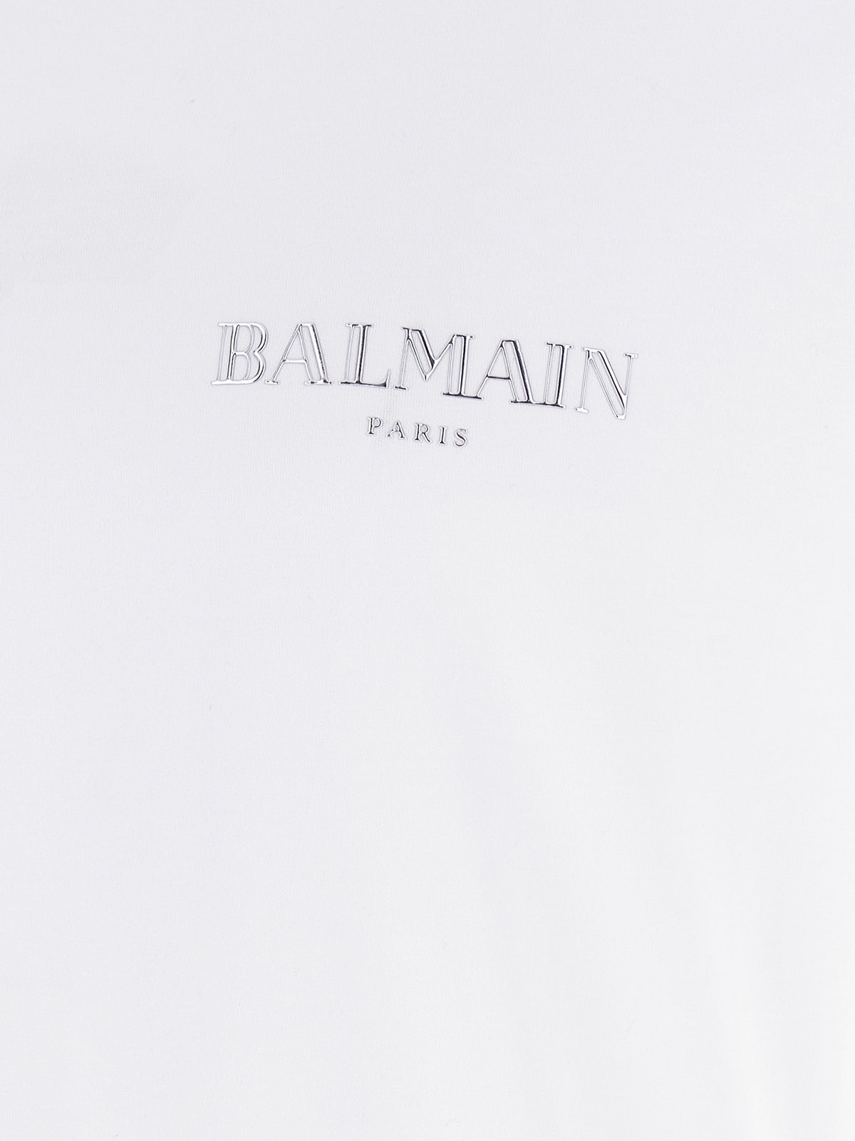 T-shirt Balmain en coton biologique blanc