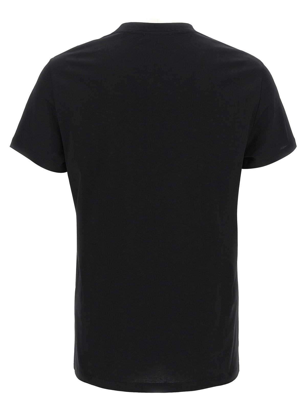 T-shirt en coton bio noir Balmain