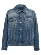 MM6 Maison Margiela Blue Cotton Denim Jacket