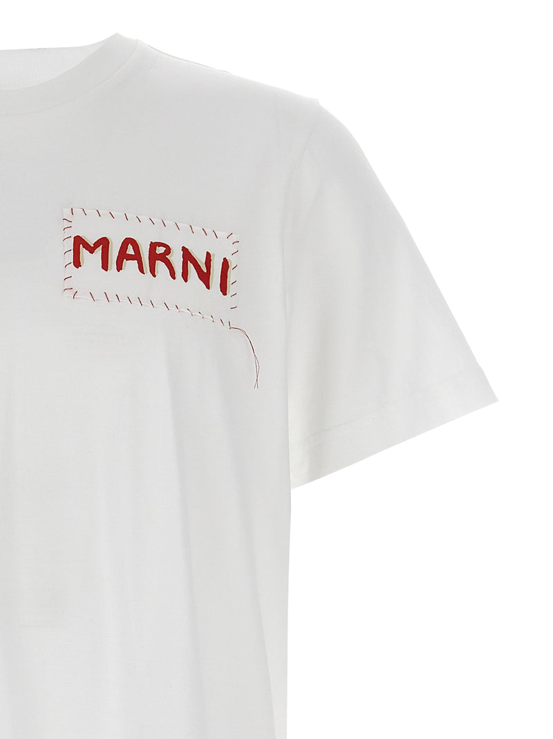 Marni White Cotton T-Shirt