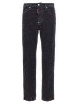 Pantalon décontracté Dsquared² en coton bleu