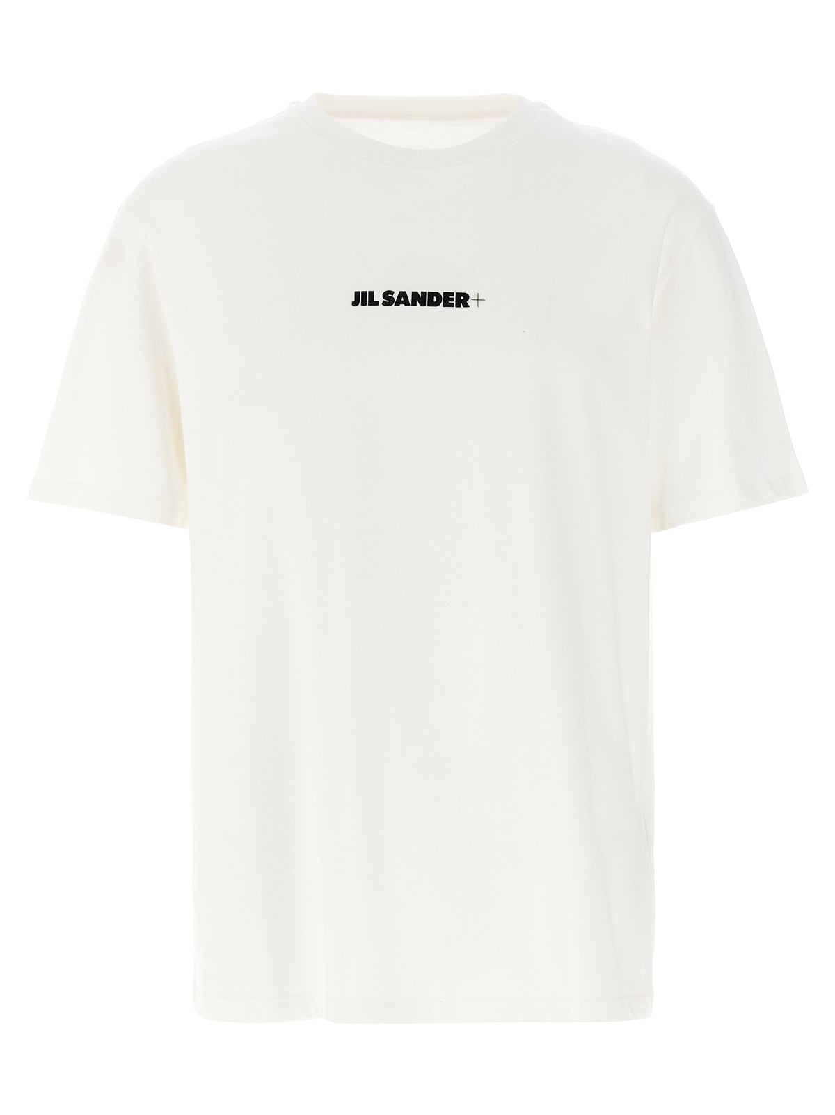 Jil Sander White Cotton T-Shirt for Men