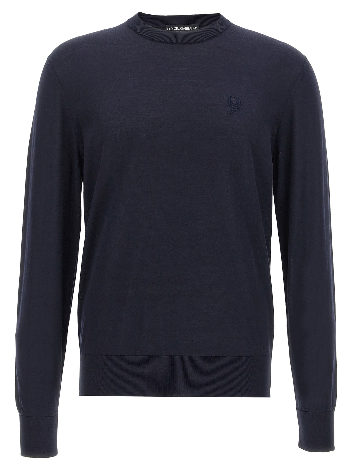 Cardigan en soie bleue Dolce & Gabbana
