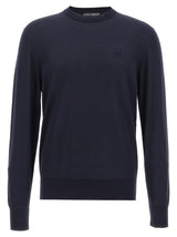 Cardigan en soie bleue Dolce & Gabbana