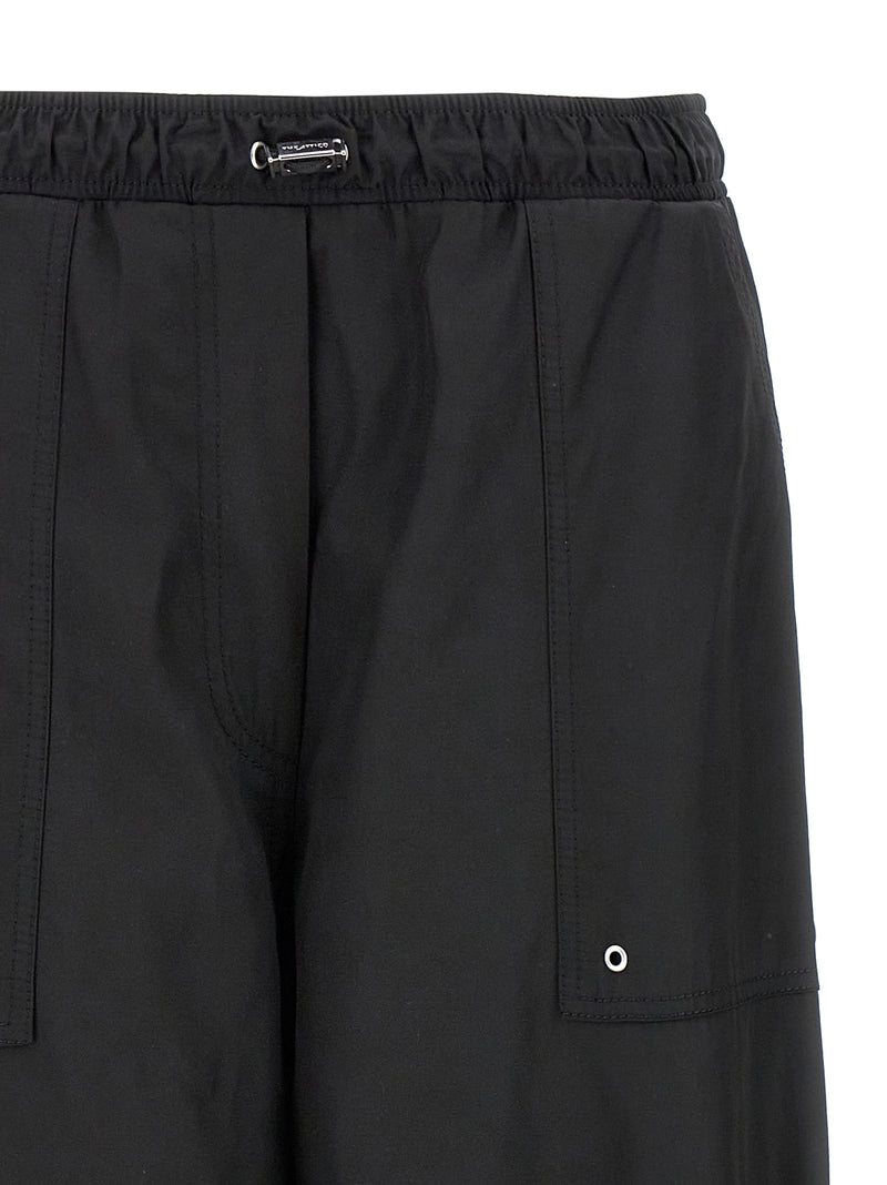The Attico Black Polyester Casual Pants