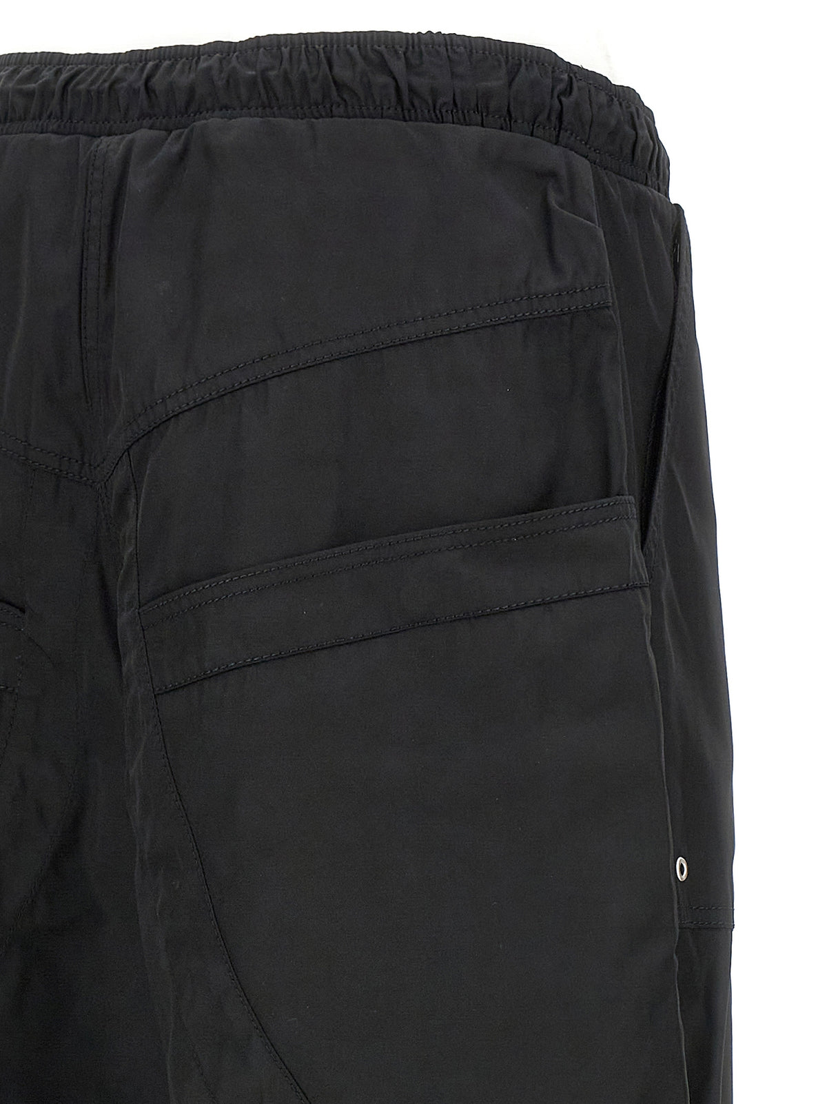 The Attico Pantalon décontracté en polyester noir