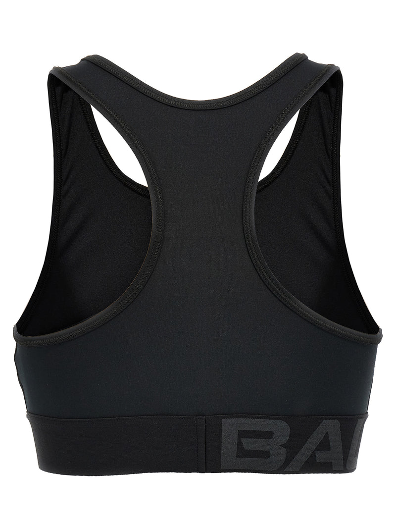 Soutien-gorge de sport Balenciaga noir en polyester