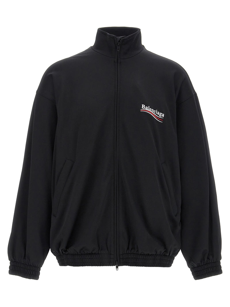 Balenciaga Black Polyamide Sweatshirt