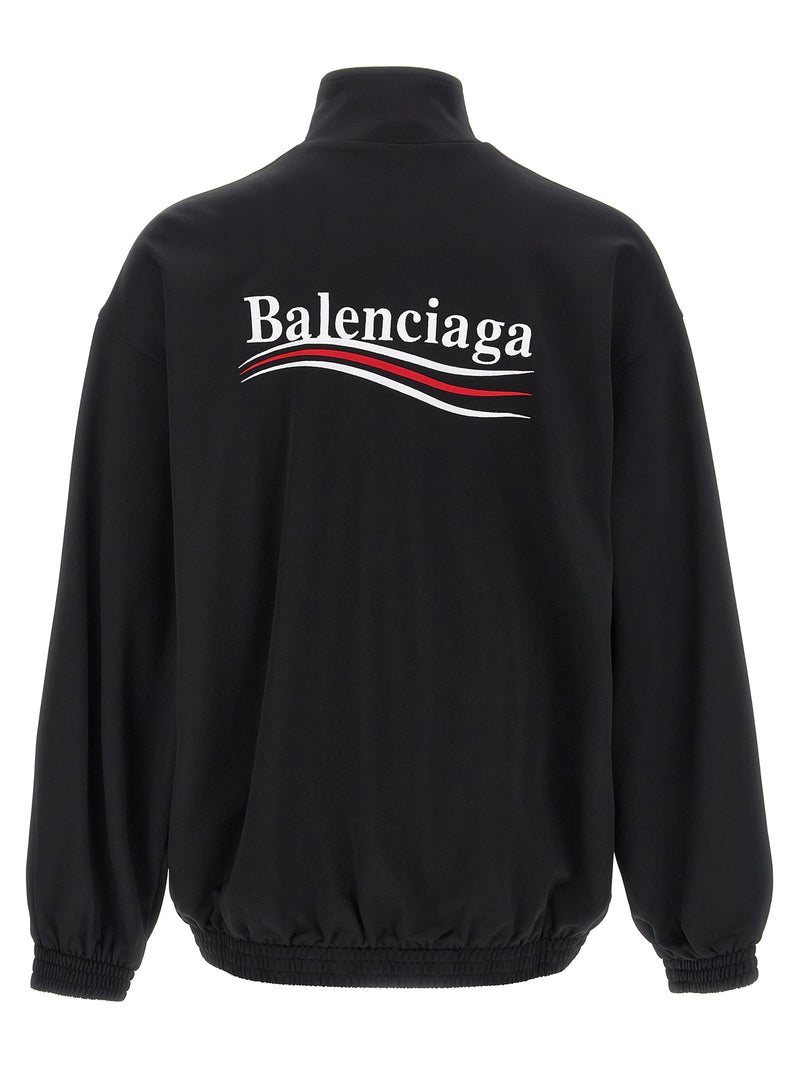 Balenciaga Black Polyamide Sweatshirt