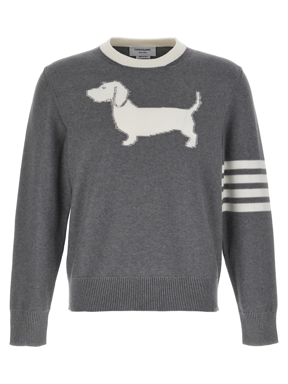 Thom Browne Gray Cotton Cardigan