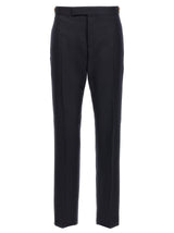 Thom Browne Blue Wool Casual Pants