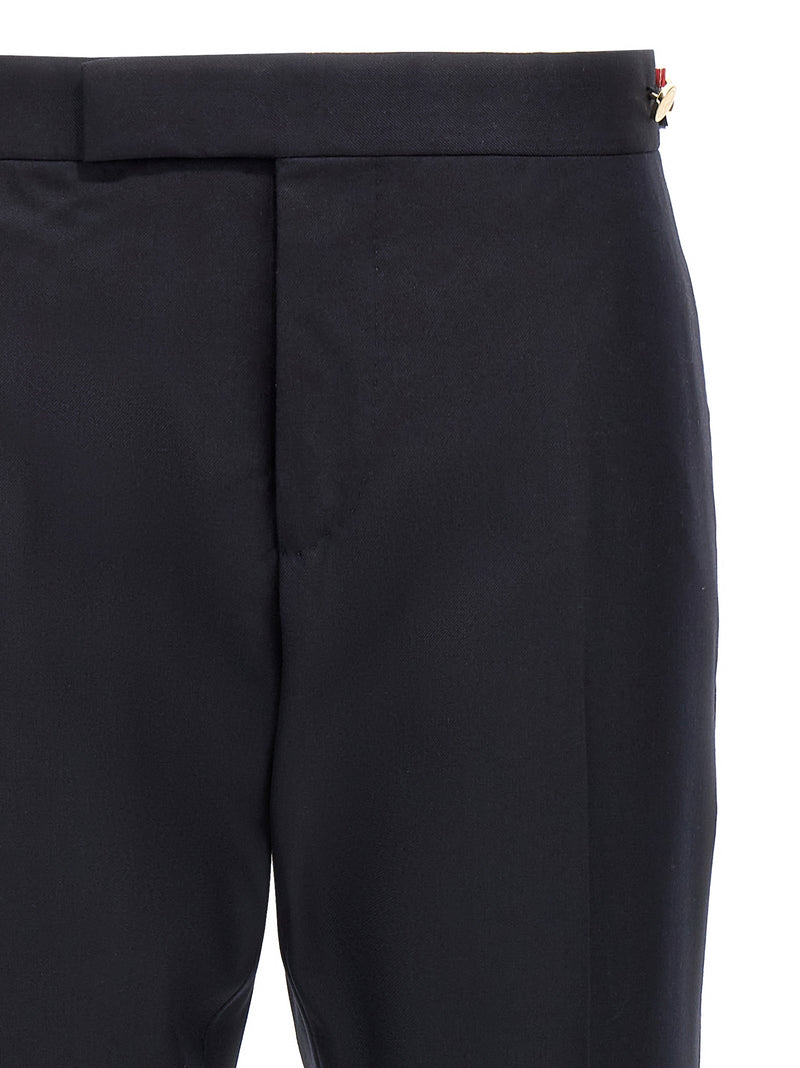 Thom Browne Blue Wool Casual Pants