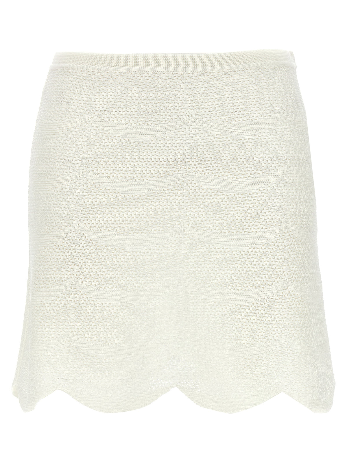 Tom Ford White Cotton Long Skirt