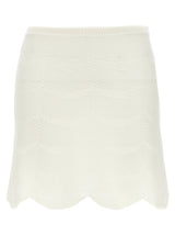Tom Ford White Cotton Long Skirt