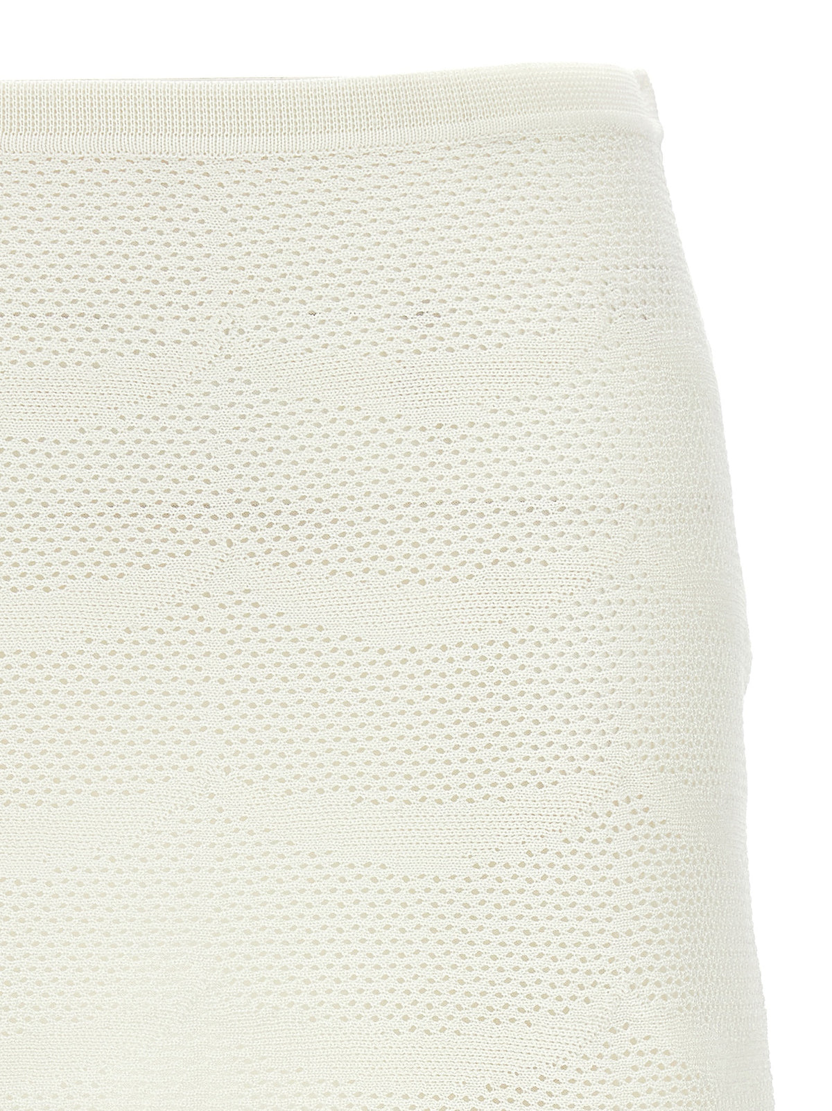 Tom Ford White Cotton Long Skirt
