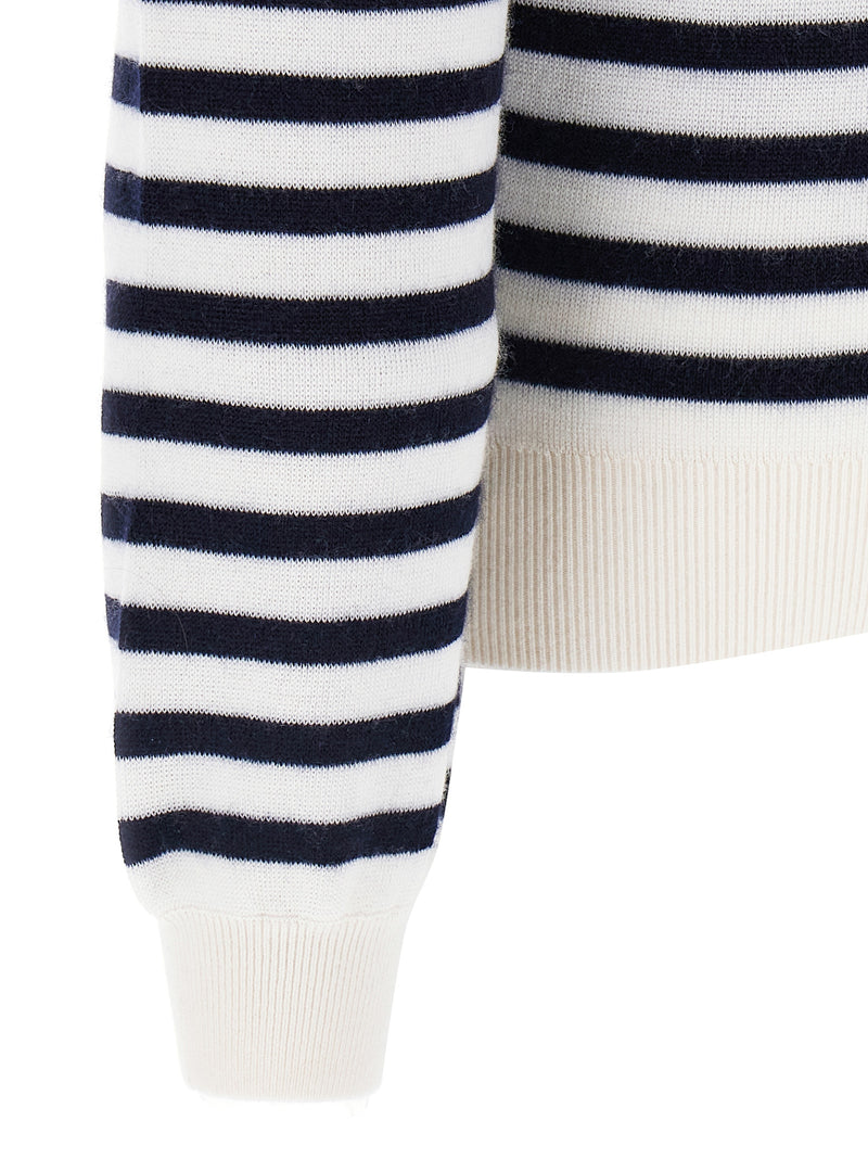Khaite Viola Bicolor Cashmere Cardigan