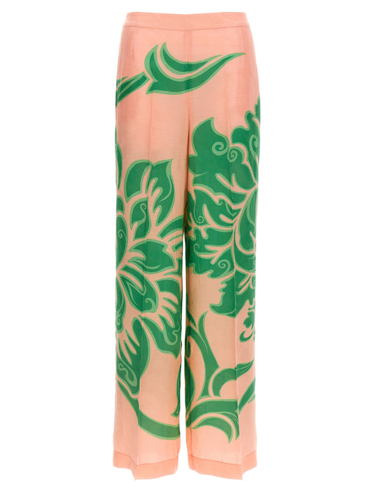 Etro Multicolor Viscose Casual Pants