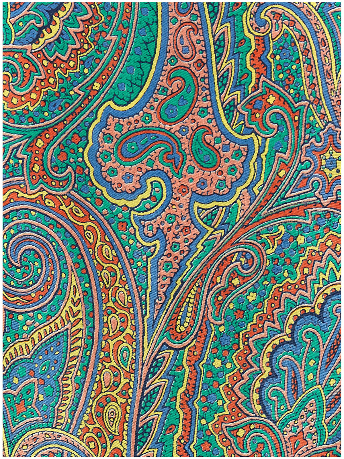 Chemise Etro en soie à motifs multicolores