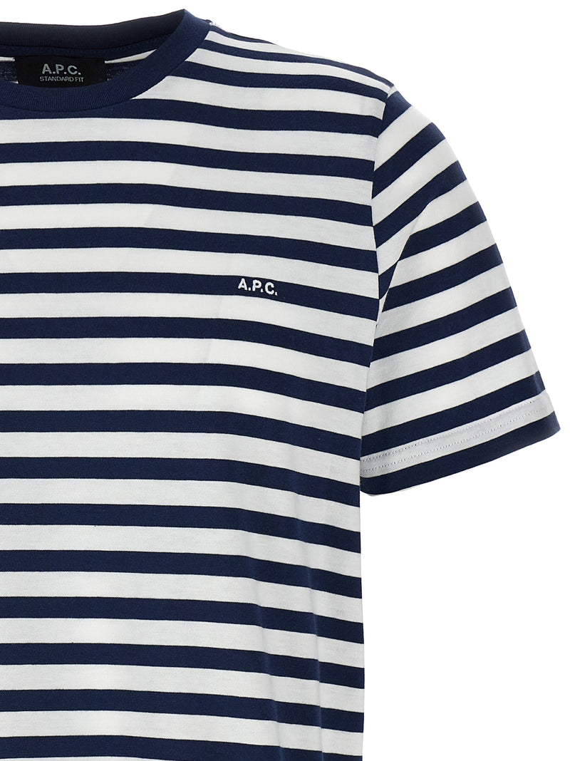 T-shirt en coton bleu A.P.C.