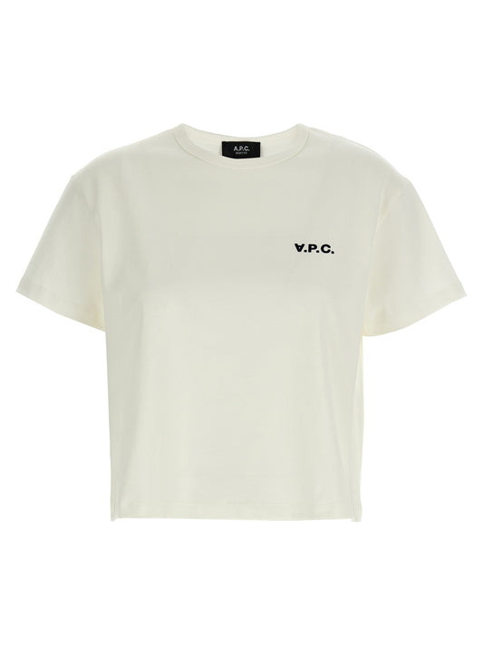A.P.C. White Cotton T-Shirt