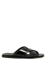 Church's mules Bos Taurus en cuir de veau noir