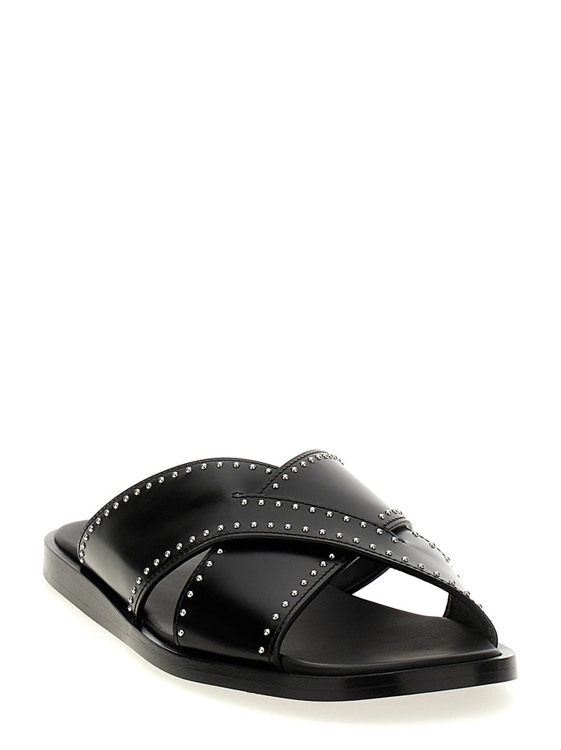 Church's mules Bos Taurus en cuir de veau noir