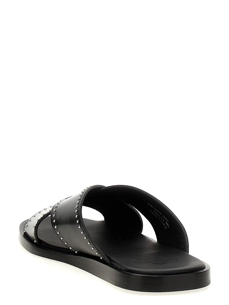 Church's mules Bos Taurus en cuir de veau noir