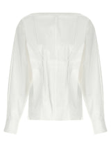 Khaite White Cotton Blouse