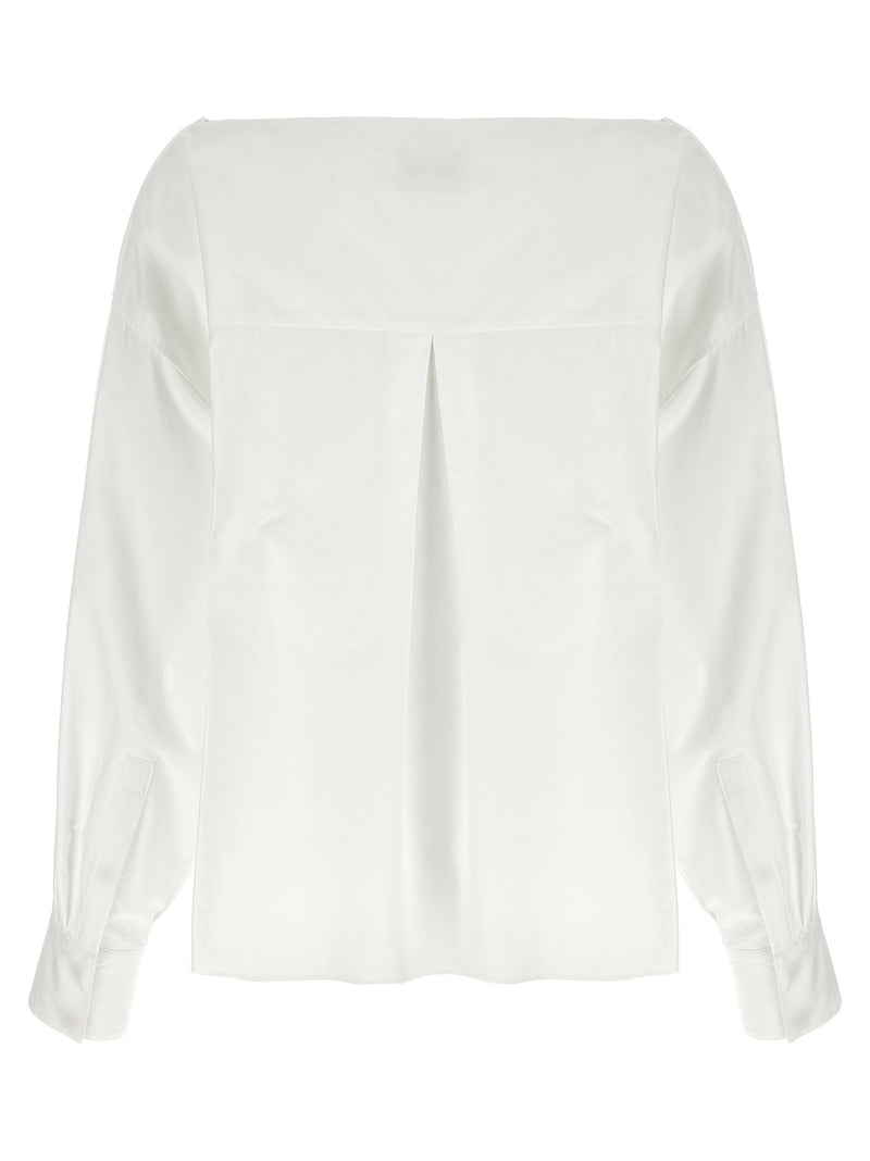 Khaite White Cotton Blouse