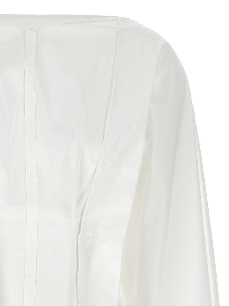 Khaite White Cotton Blouse