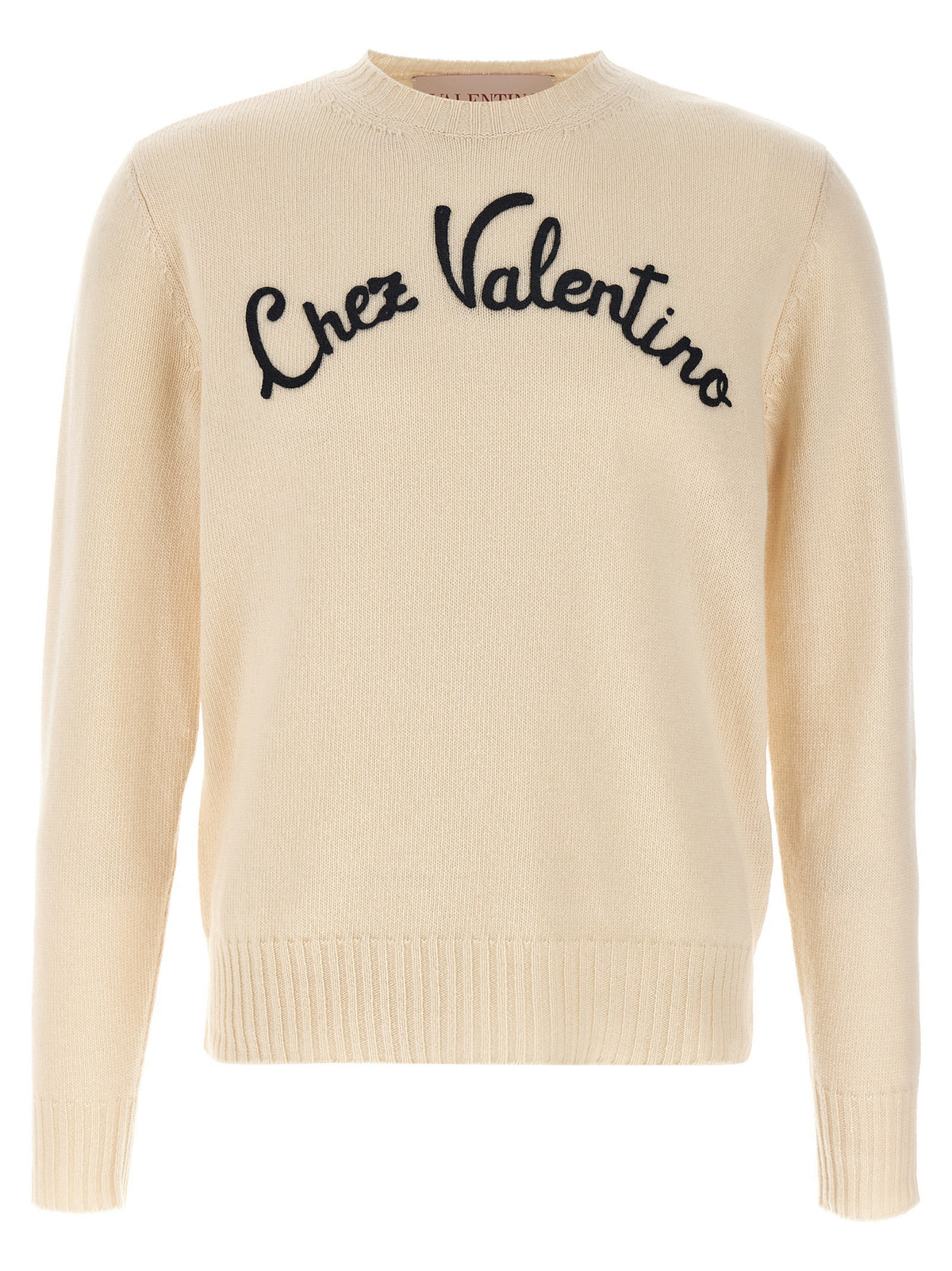 Valentino Garavani Beige Virgin Wool Cardigan