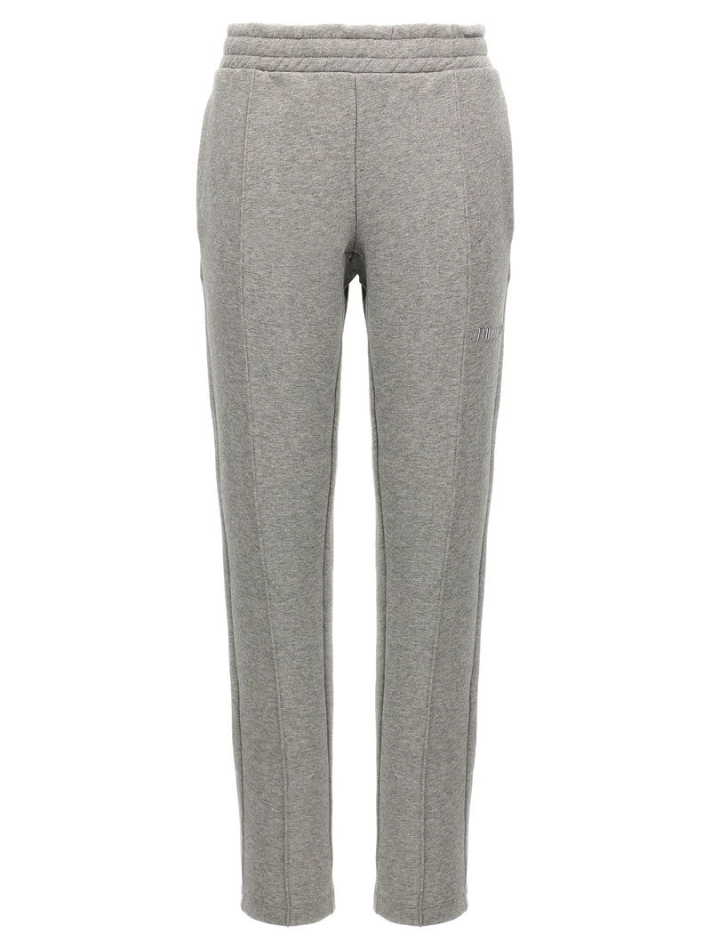 The Attico Gray Cotton Joggers (Workout Pants)