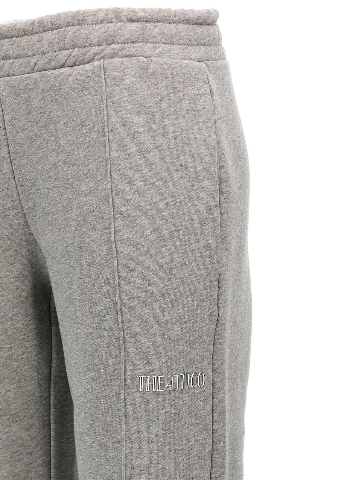 The Attico Gray Cotton Joggers (Workout Pants)