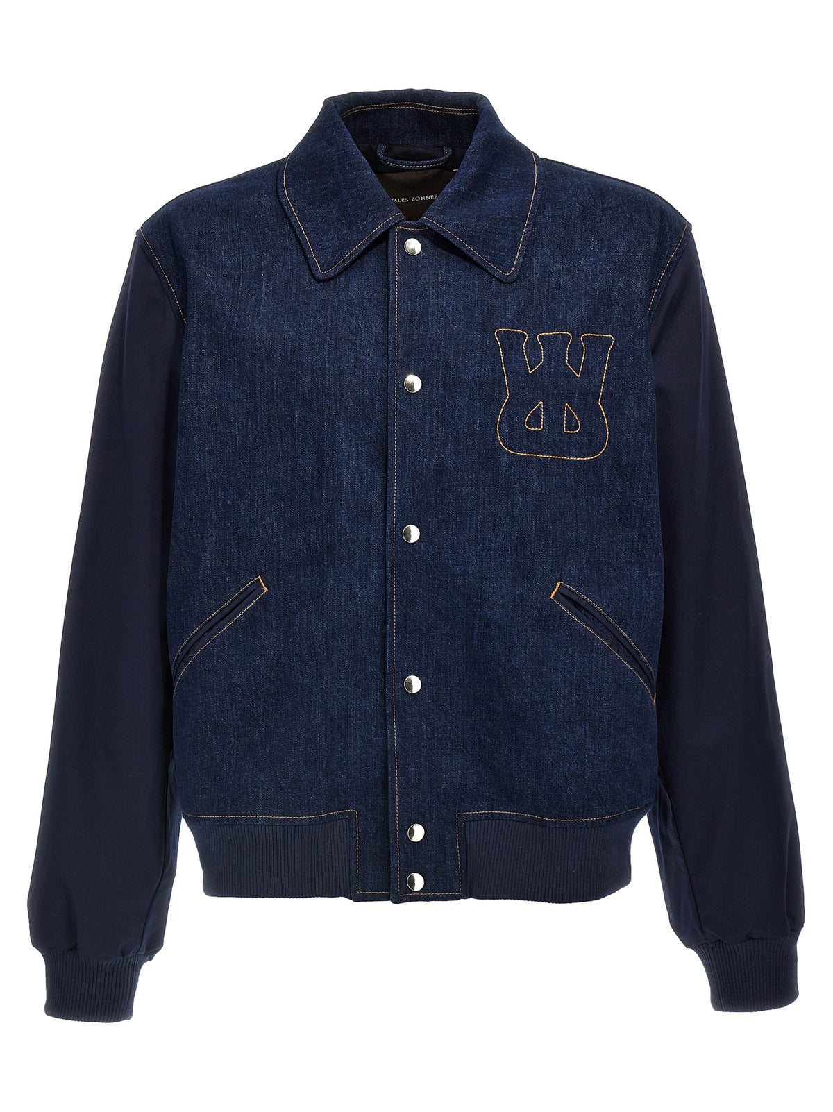 WALES BONNER Blue Cotton Denim Jacket