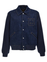 WALES BONNER Blue Cotton Denim Jacket