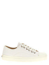 Baskets basses Moschino en coton blanc