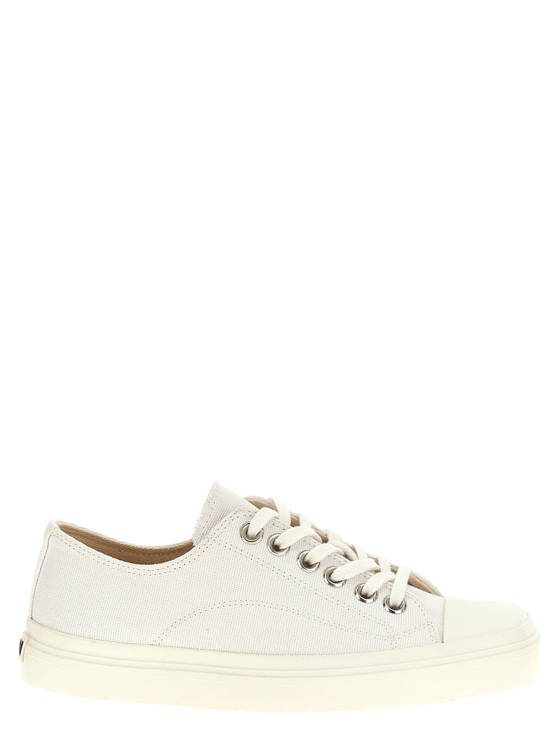 Baskets basses Moschino en coton blanc