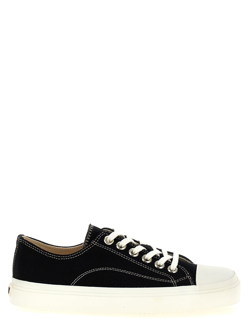 Baskets basses Moschino en coton noir