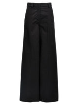 THELATEST Black Cotton Casual Pants