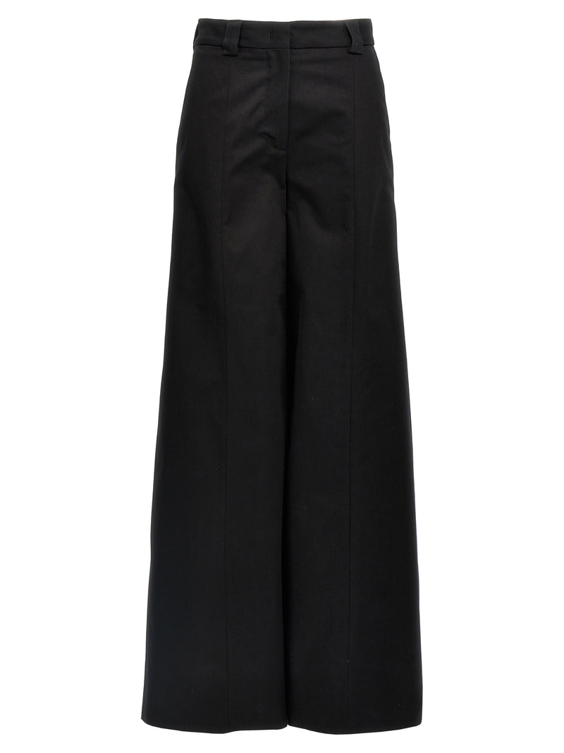THELATEST Black Cotton Casual Pants