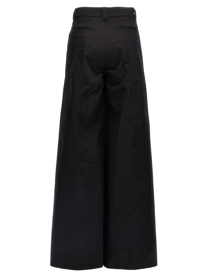 THELATEST Black Cotton Casual Pants