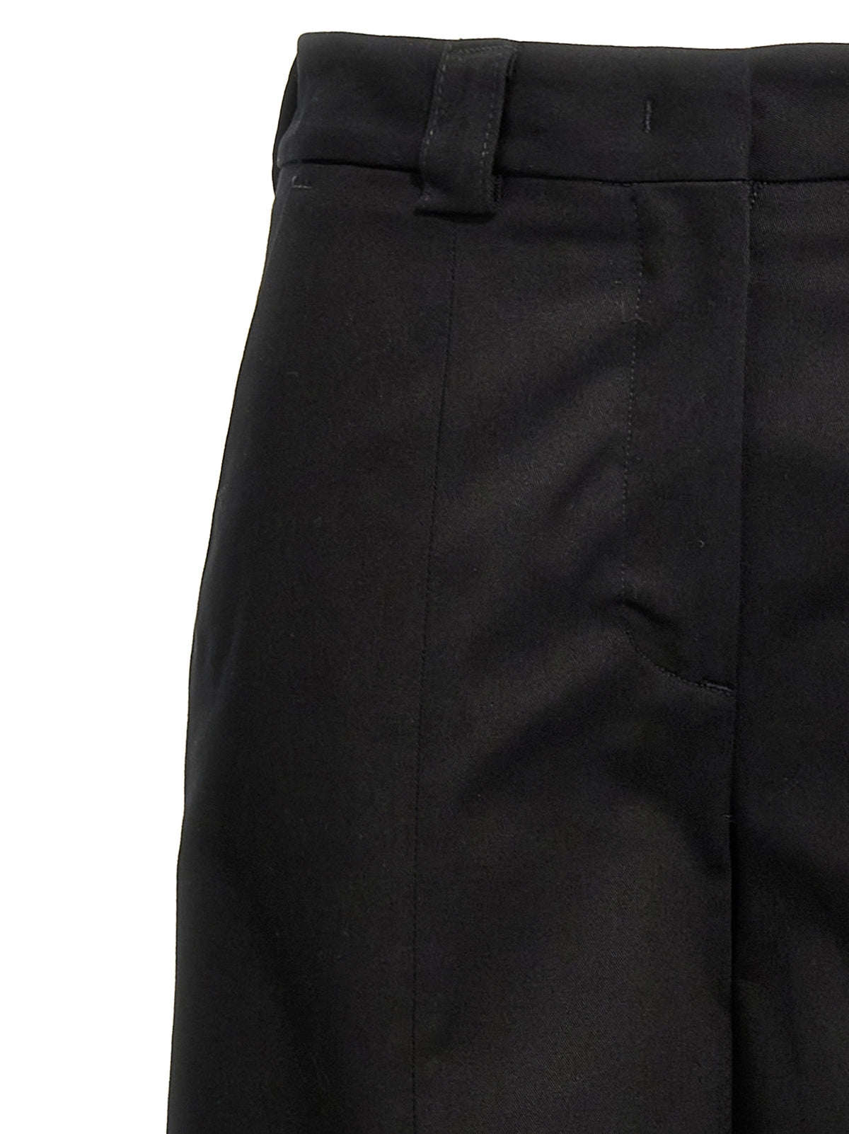 THELATEST Black Cotton Casual Pants
