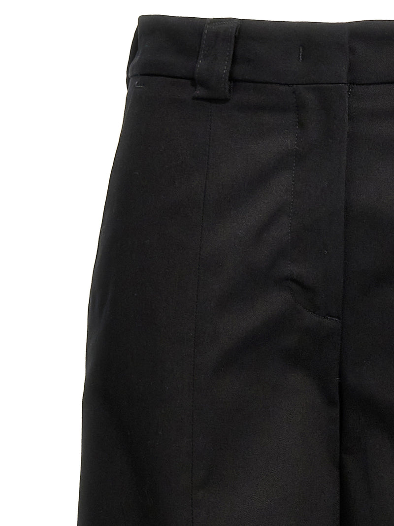 THELATEST Black Cotton Casual Pants