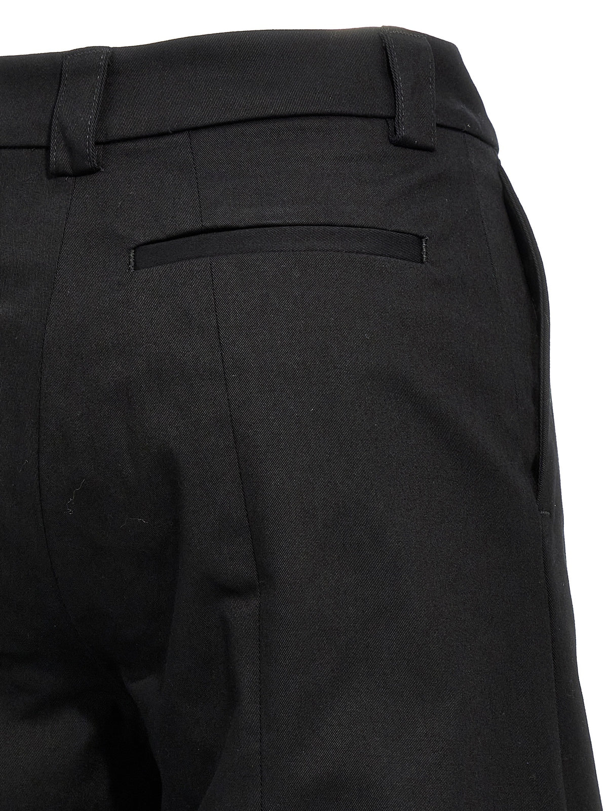 THELATEST Black Cotton Casual Pants