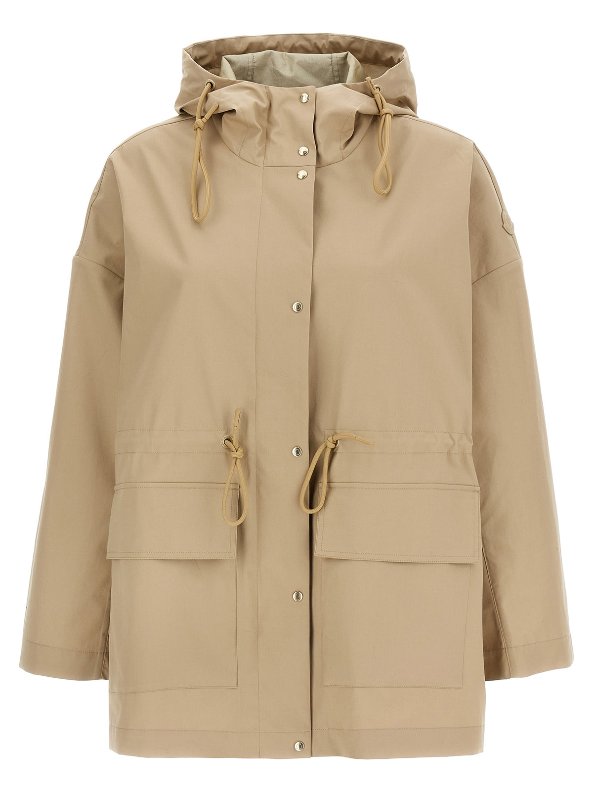 Moncler Beige Cotton Parka