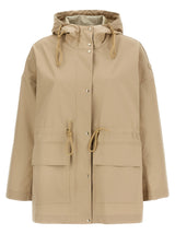 Moncler Beige Cotton Parka