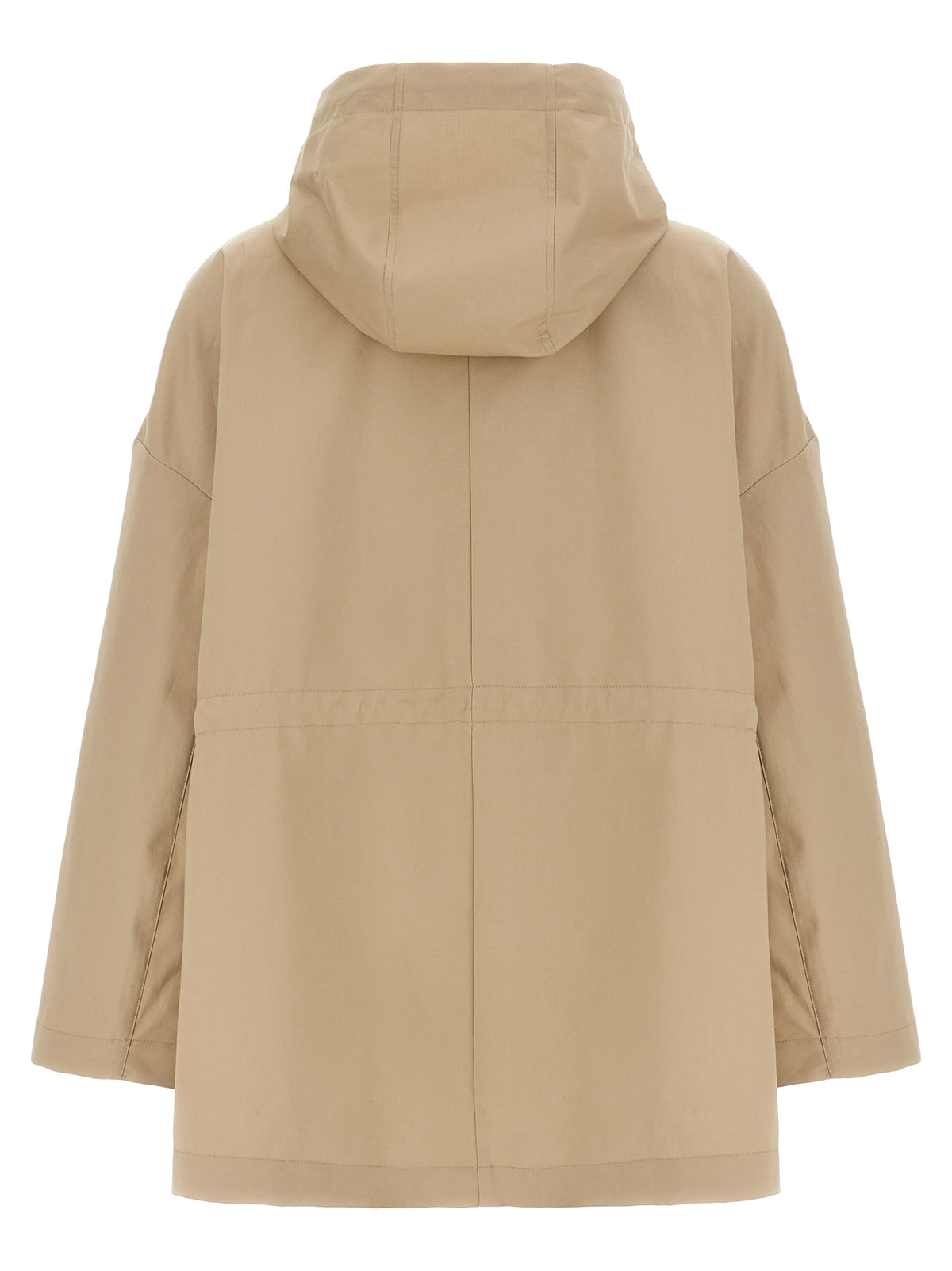 Moncler Beige Cotton Parka