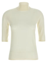 Max Mara White Virgin Wool Cardigan