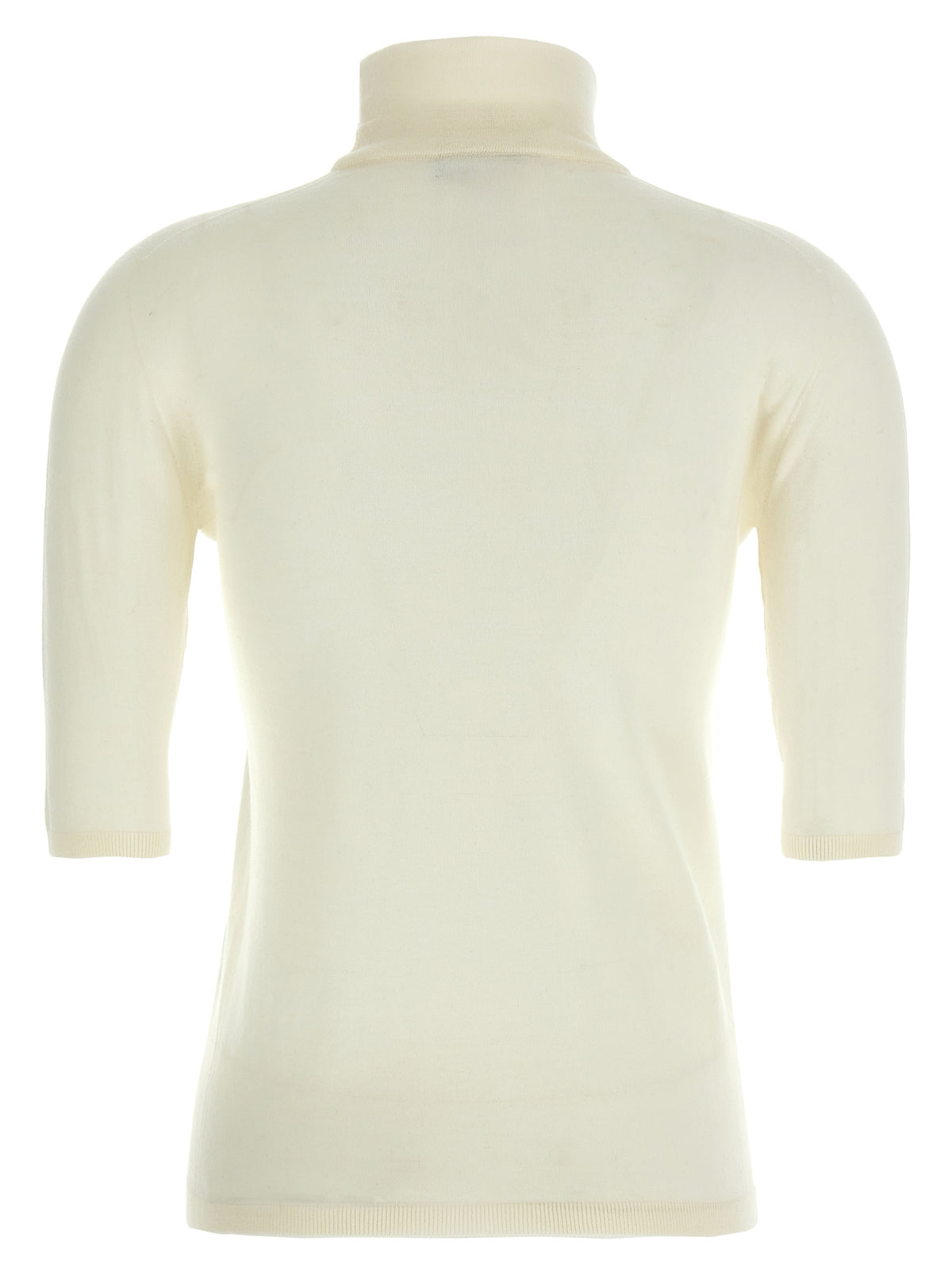 Max Mara White Virgin Wool Cardigan