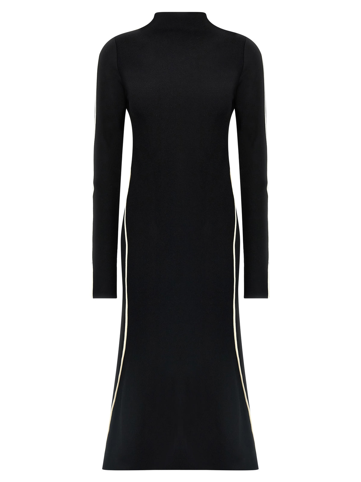 Sportmax Bicolor Viscose Midi Dress